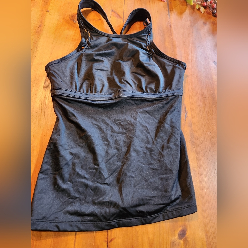 Athlea Brand black Athletic Tank or SWIM Top, SIZE 36 B/C Med-large